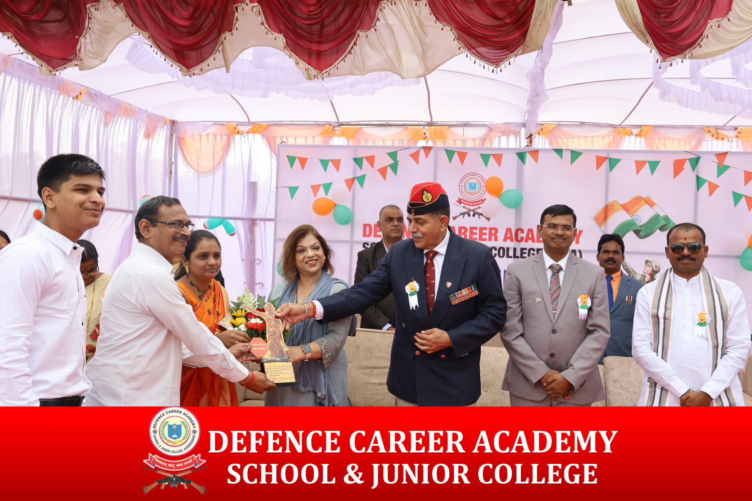 77th independence day celebration in juniorschool dca sambhajinagar2023